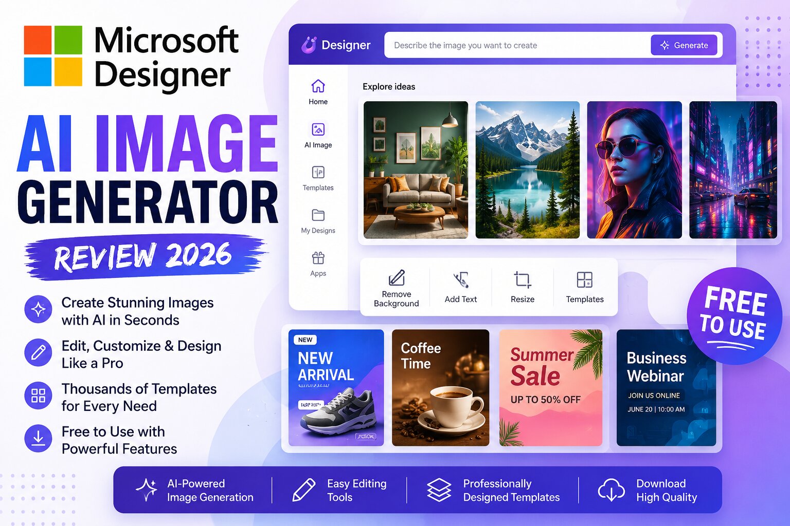 microsoft designer text to image